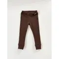 LEGGINSY DZIECIĘCE - KAKAO