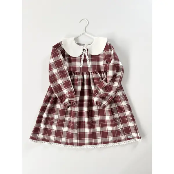 SUKIENKA AMELIA W KRATĘ BURGUND