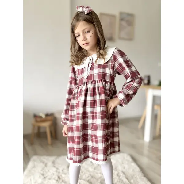 SUKIENKA AMELIA W KRATĘ BURGUND