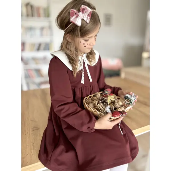 SUKIENKA AMELIA BURGUND