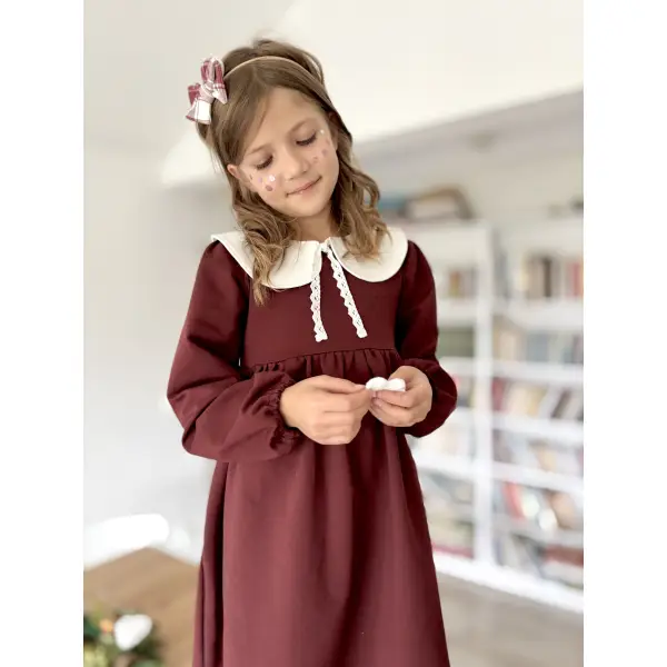 SUKIENKA AMELIA BURGUND