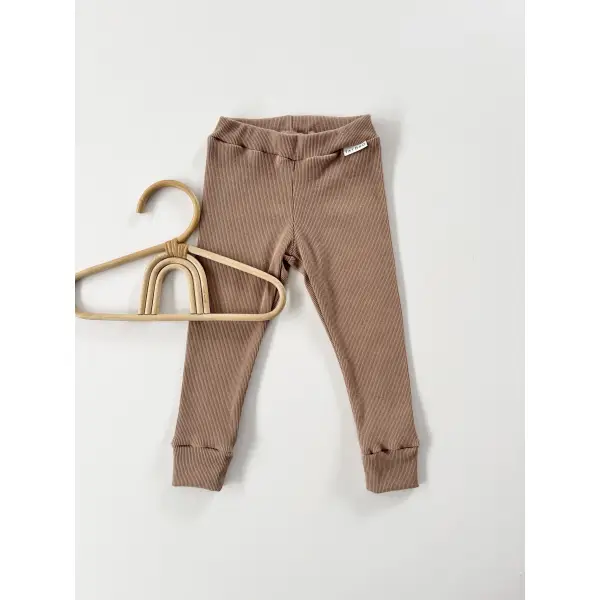 LEGGINSY DZIECIĘCE - CYNAMON