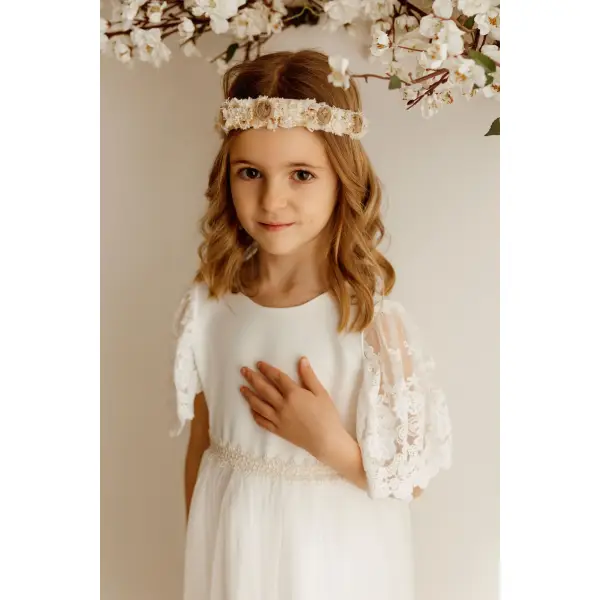 SUKIENKA KOMUNIJNA KORONKOWA ELEGANCJA