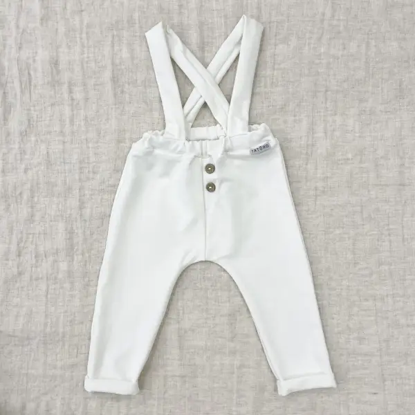 SPODNIE NA SZELKACH CLASSIC - ECRU