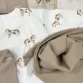 BLUZA PROĄŻKOWANE KONIE - LEGGINSY LATTE - zgrywus.ne