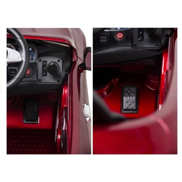 Auto na Akumulator Mercedes S63 Czerwony Lakier