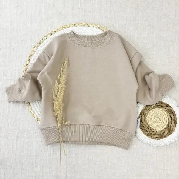 BLUZA DRESOWA - OVERSIZE latte - zgrywus.net