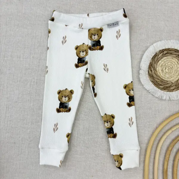 LEGGINSY DZIECIĘCE - PRĄŻKOWANE sweet bears - zgrywus.net